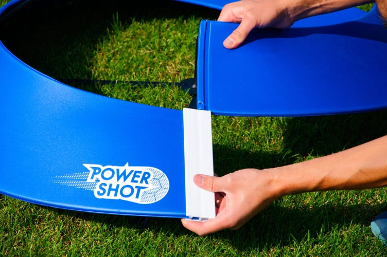 Powershot Set of 3 FOOT GOLF targets with flag pole and carrying bag