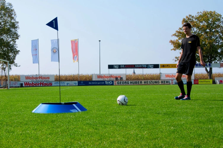 Powershot Set of 3 FOOT GOLF targets with flag pole and carrying bag