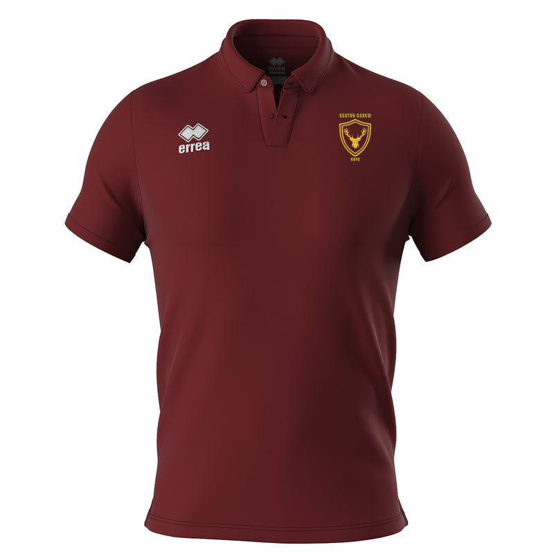 Seaton Carew Rugby (SCRUFS) Errea Alex Polo Shirt - ADULT (Burgundy)