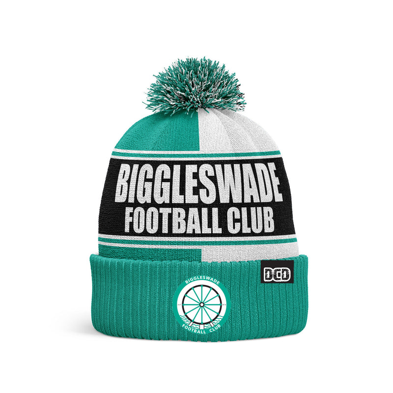 Biggleswade Football Club 2023 Custom Bobble Hat - ONE SIZE