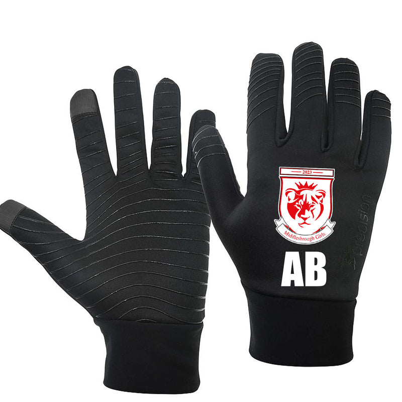 Boro Girls FC Tech Training Gloves - ADULTS