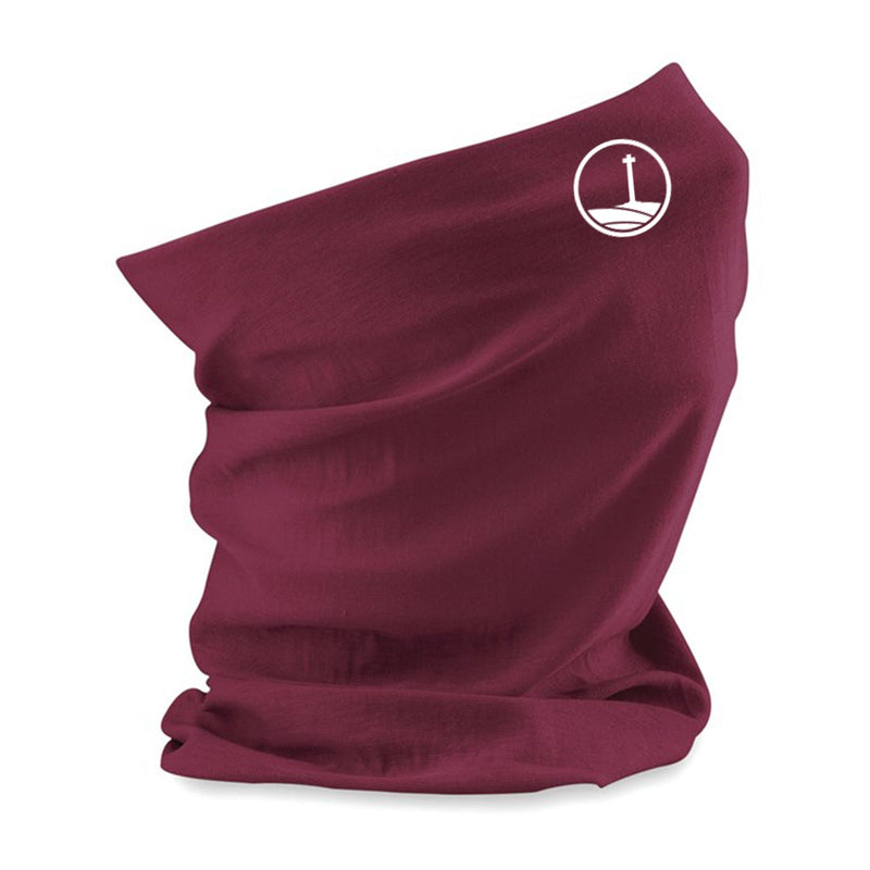 North York Moors National Park VOLUNTARY RANGER Plain Logo Snood - Burgundy