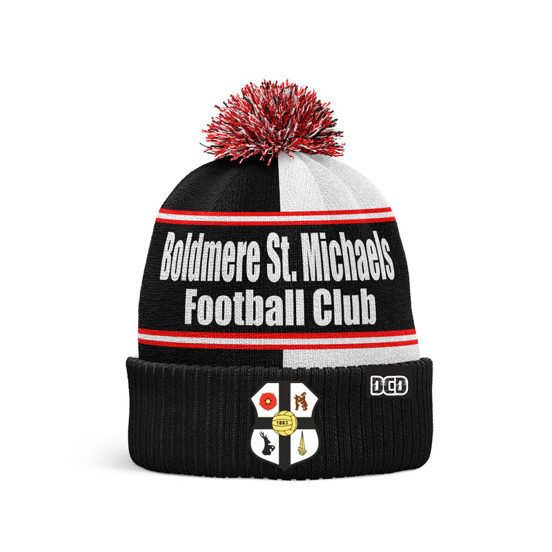 Boldmere St. Michaels Football Club 2023 Custom Bobble Hat - ONE SIZE