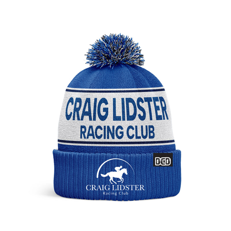 Craig Lidster Racing Club Bobble Hat - ONE SIZE