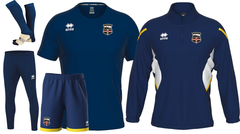 Durham City AFC Charles Training Bundle - ADULTS (NAVY/YELLOW)