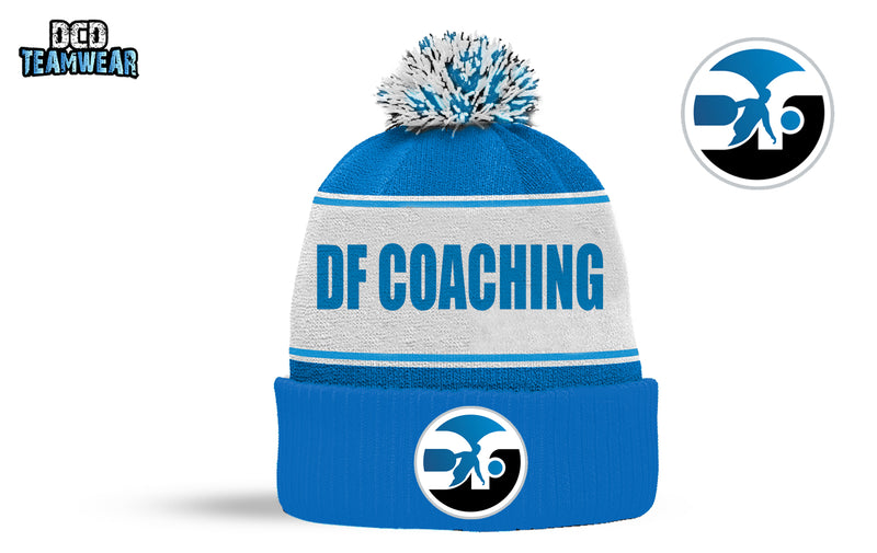 DF Coaching Custom Bobble Hat - ONE-SIZE