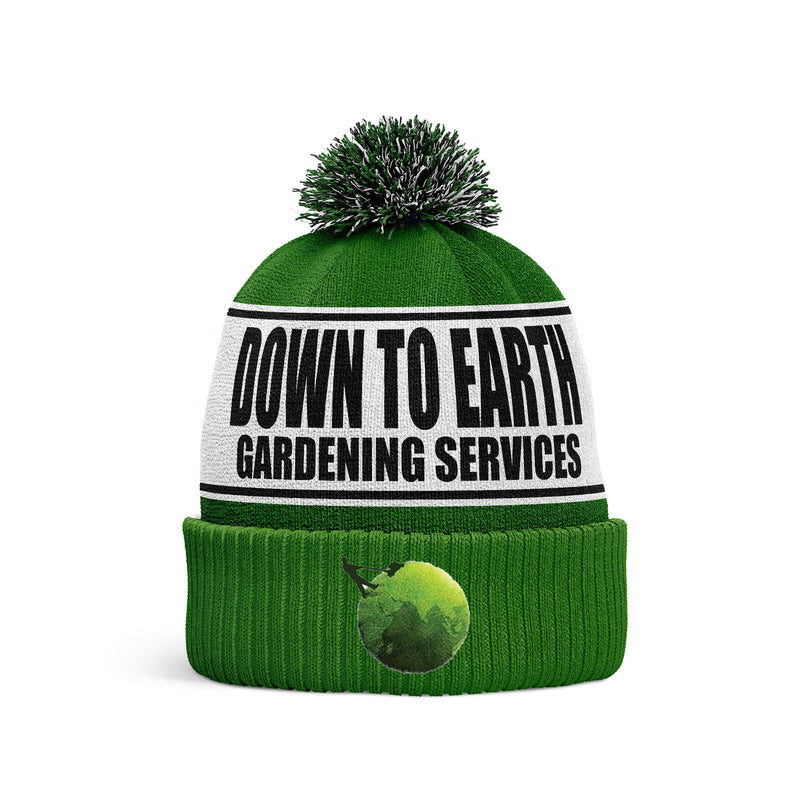 DOWN TO EARTH GARDENING SERVICES 2023 Custom Bobble Hat - ONE SIZE