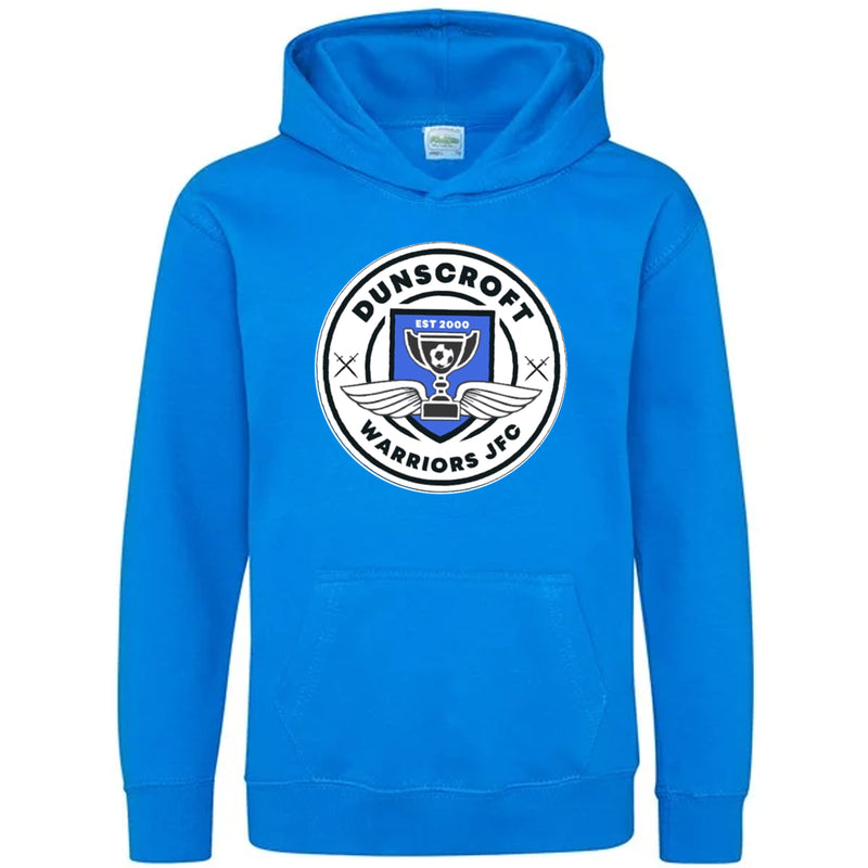 Dunscroft Warriors Sky Blue Hoody - Logo