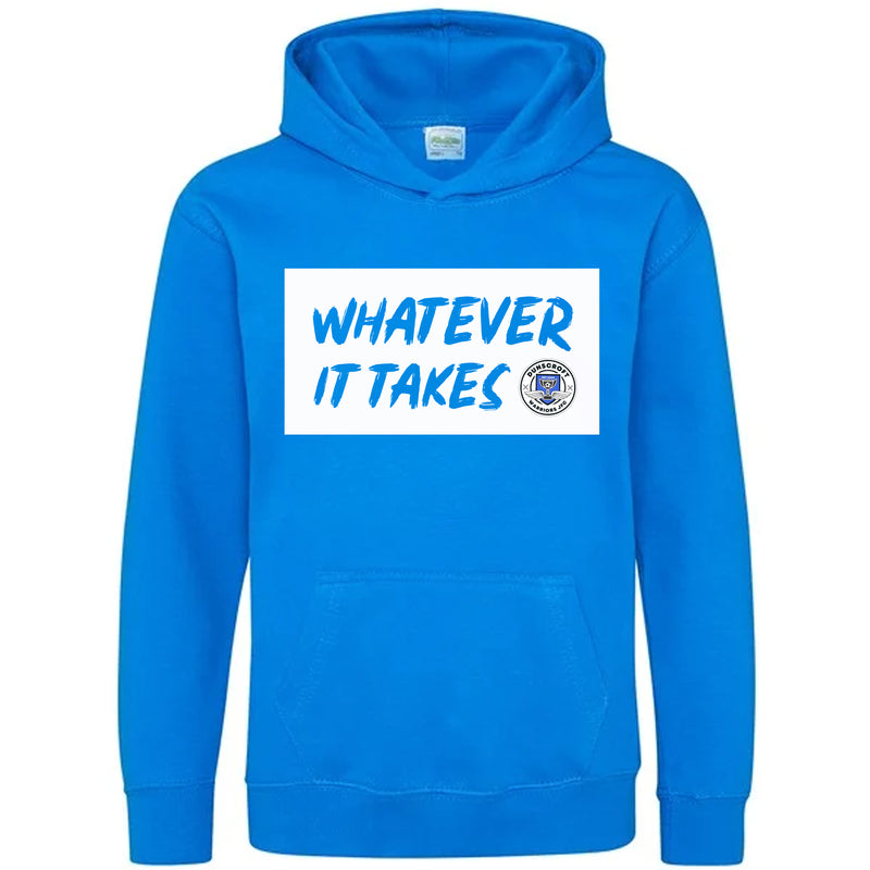 Dunscroft Warriors Sky Blue Hoody - Whatever it Takes