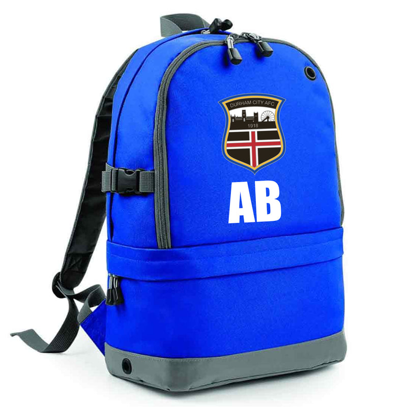 Durham City AFC Sports Backpack School Rucksack - Blue