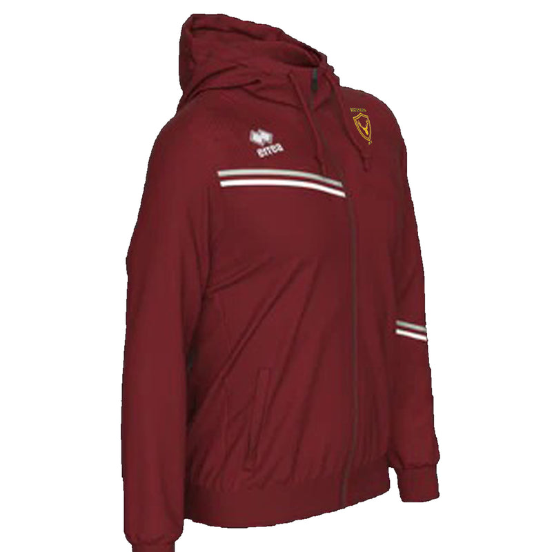 Seaton Carew Rugby (SCRUFS) Errea Eber Full Zip Hoody - JUNIOR (Burgundy)