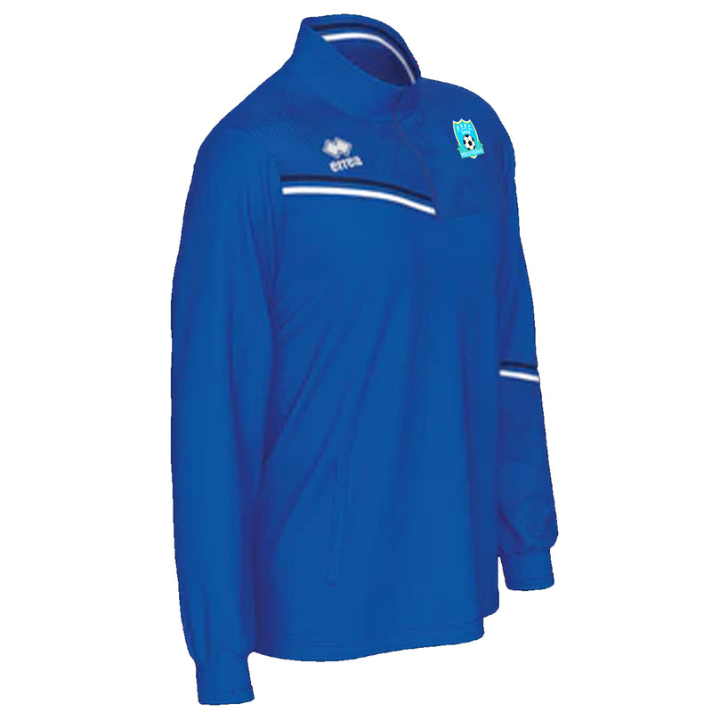 Pools Youth FC Errea Elias 1/4 Zip Sweat Top - JUNIOR (Royal)