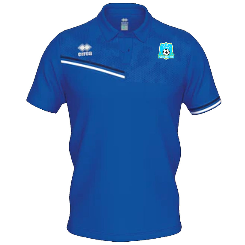 Pools Youth FC Errea Emir Polo Shirt - JUNIOR (Royal)