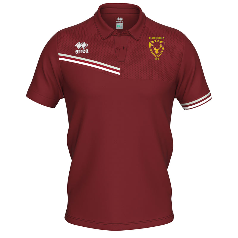 Seaton Carew Rugby (SCRUFS) Errea Emir Polo Shirt - JUNIOR (Burgundy)