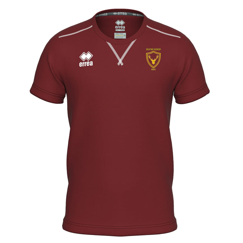 Seaton Carew Rugby (SCRUFS) Errea Everton Shirt - JUNIOR (Burgundy)