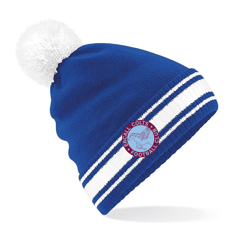 Ercall FC Bobble Hat (Blue) - ONE-SIZE