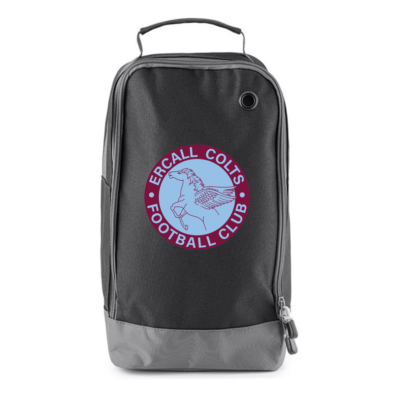 Ercall FC Boot Bag Black - Optional Initials