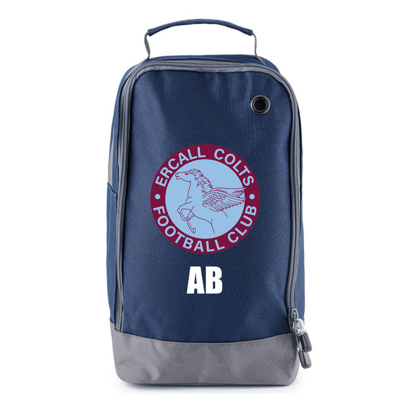 Ercall FC Boot Bag Navy - Optional Initials