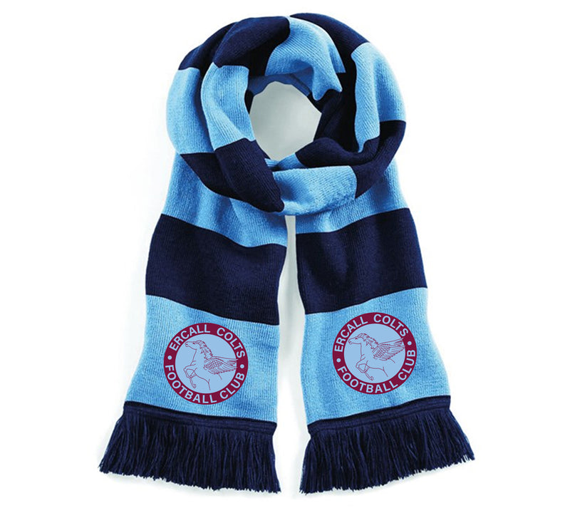 Ercall FC Stadium Scarf Sky and Navy