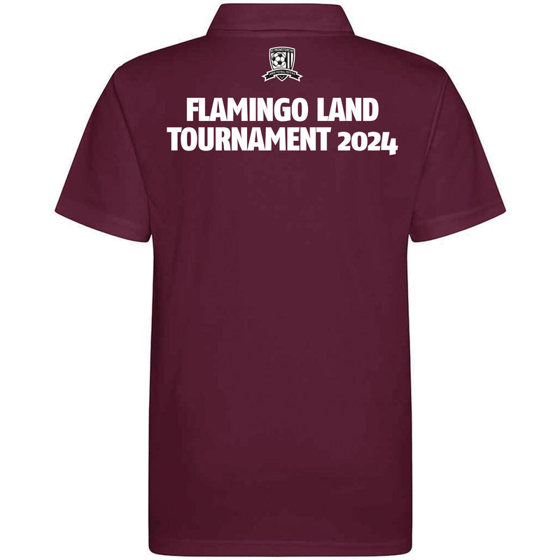 Flamingo Land Tournament 2024 Presentation Polo - Burgundy