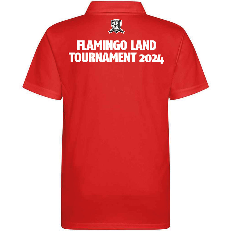 Flamingo Land Tournament 2024 Presentation Polo - Red