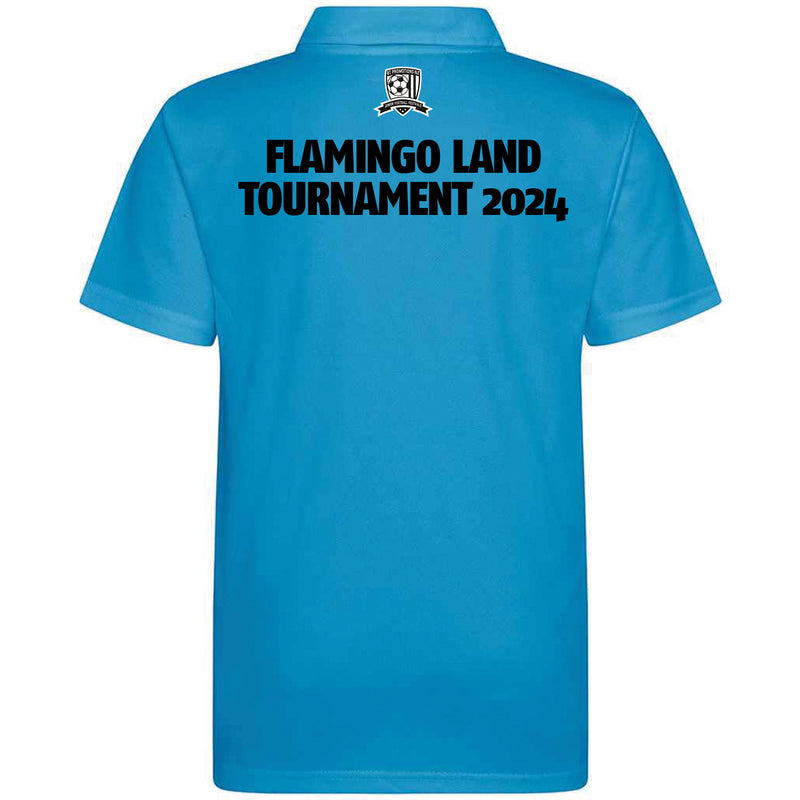 Flamingo Land Tournament 2024 Presentation Polo - Saphire Blue