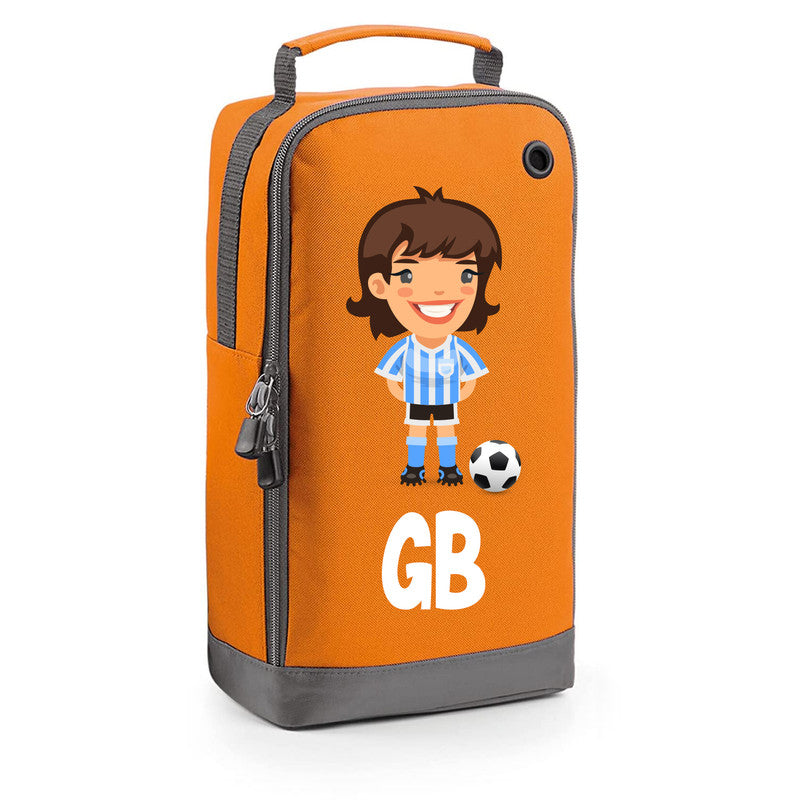 Football Boot Bags for Girls with Free Kit and Initials – Durable and Personalized Sports Bag - Girls Boot Bag