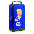 Football Boot Bags for Girls with Free Kit and Initials – Durable and Personalized Sports Bag - Girls Blonde