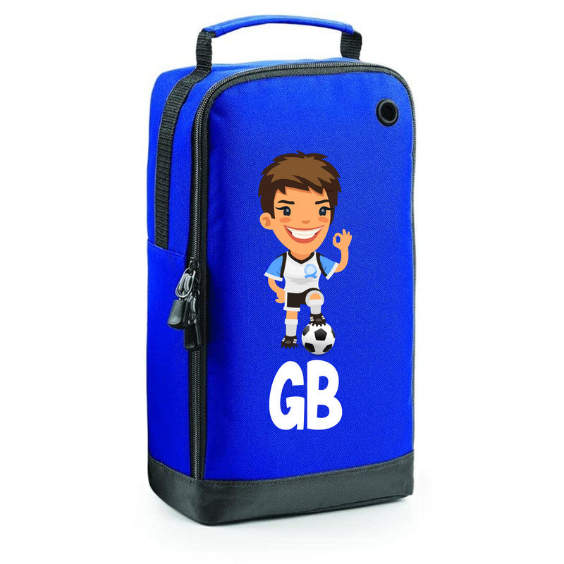 Football Boot Bags for Girls with Free Kit and Initials – Durable and Personalized Sports Bag - Girls Brunette2