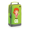 Football Boot Bags for Girls with Free Kit and Initials – Durable and Personalized Sports Bag - Girls Ginger Stripes