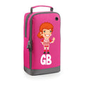 Football Boot Bags for Girls with Free Kit and Initials – Durable and Personalized Sports Bag - Girls Ginger Stripes