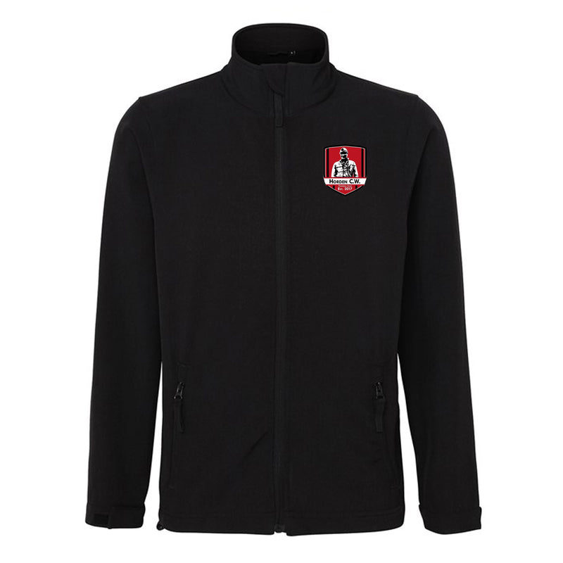 Horden CW FC Leisure Black Soft Shell Jacket - ADULTS