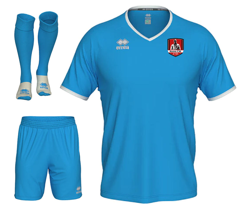 Horden C.W. FC Away OUTFIELD Shirt Shorts, Socks - JUNIOR