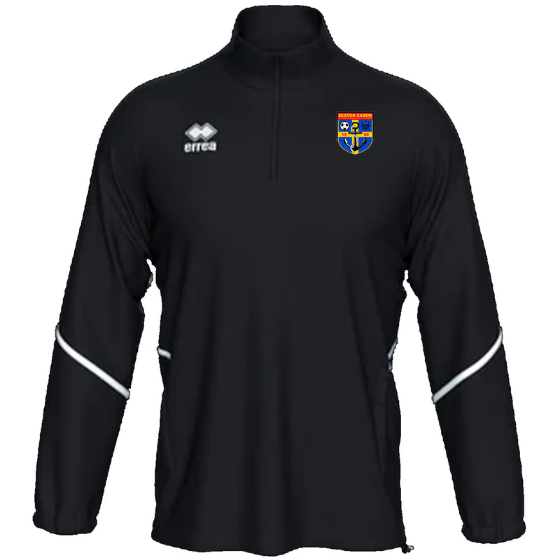 Seaton Carew FC Errea Manfred 1/2 Zip Sweat Top - JUNIOR (Black)