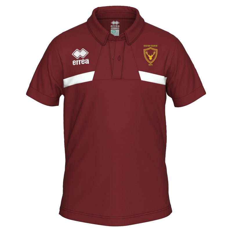 Seaton Carew Rugby (SCRUFS) Errea Melvin Polo Shirt - JUNIOR (Burgundy)