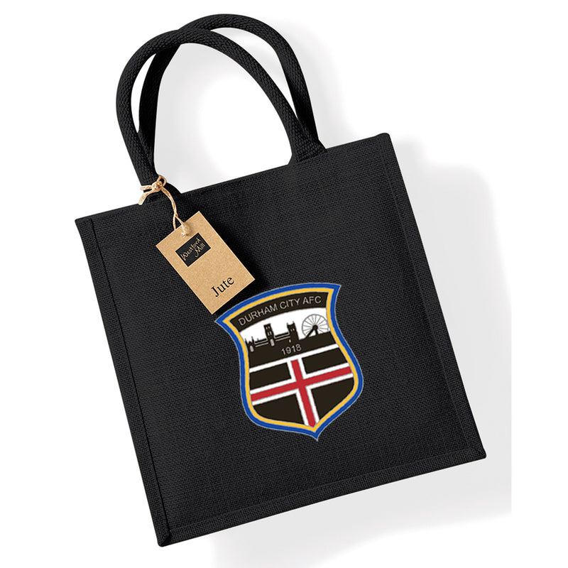 Durham City AFC Jute Shopping bag Midi Black