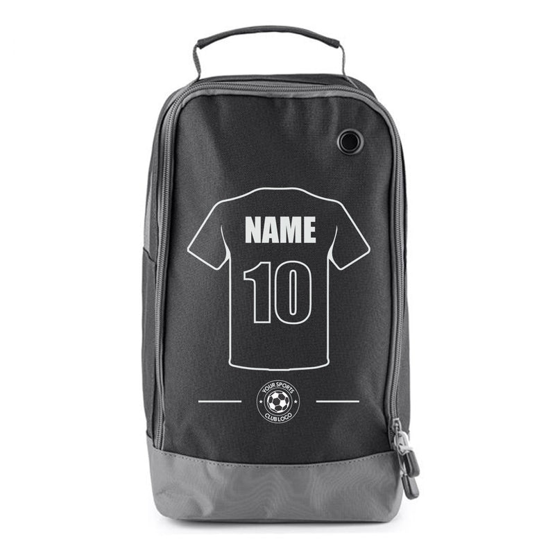Football Boot Bags for Kids - Durable Personalized Sports Bag with Shirt Name & Number