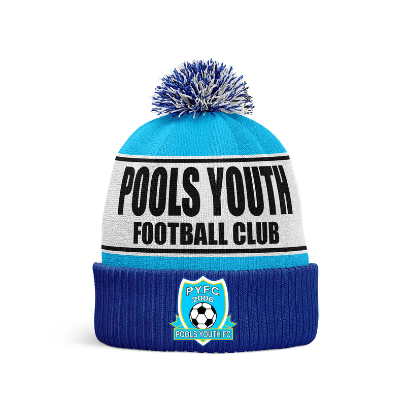 Pools Youth FC Custom Bobble Hat - ONE SIZE