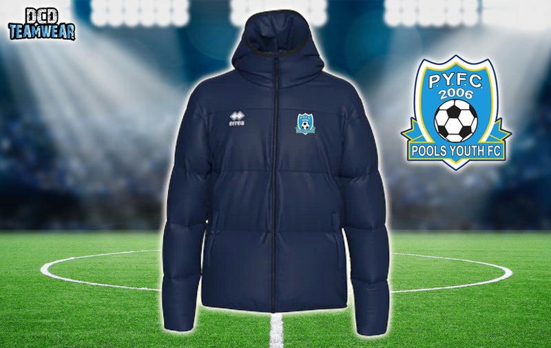 Pools Youth FC Errea Vegas Coat - JUNIOR (Navy)