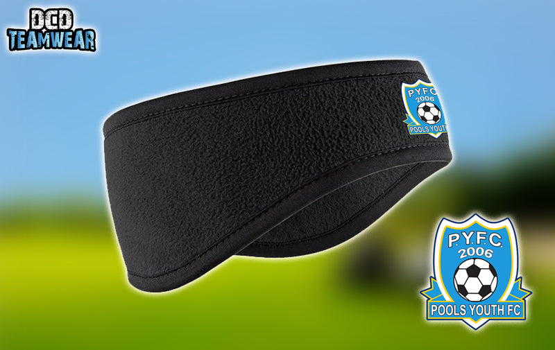 Pools Youth FC Suprafleece Headband - ADULT (Black)