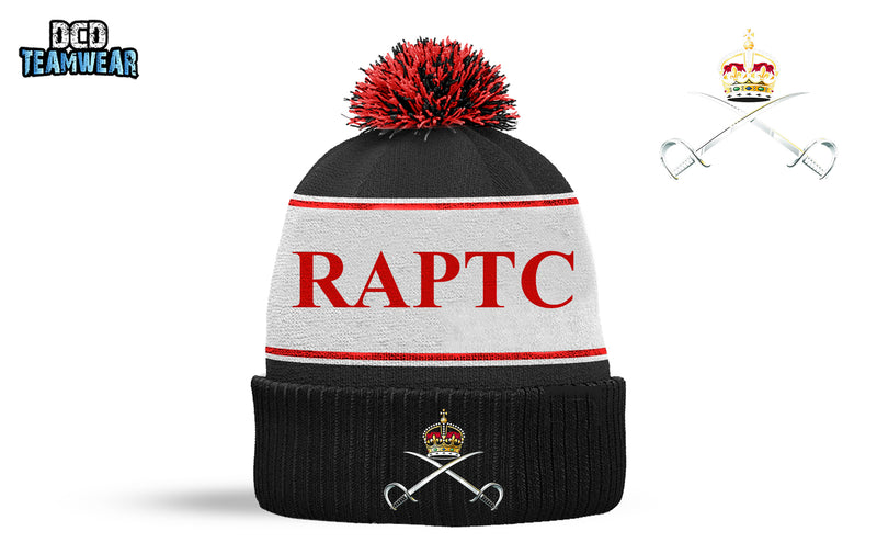 RAPTC Custom Bobble Hat - ONE SIZE (Red/Black)