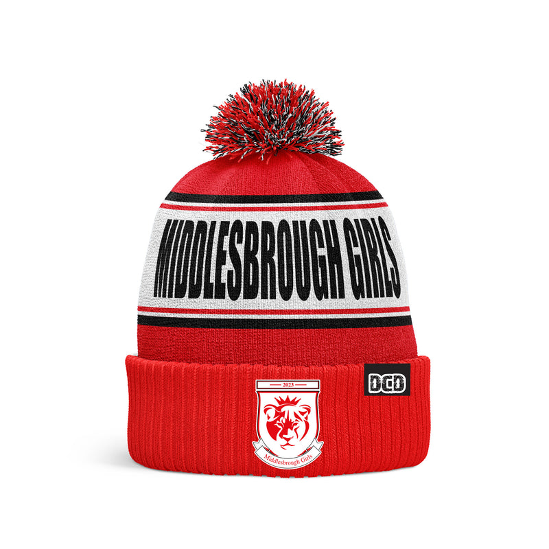 Middlesbrough Girls 2023 Custom Bobble Hat - ONE-SIZE