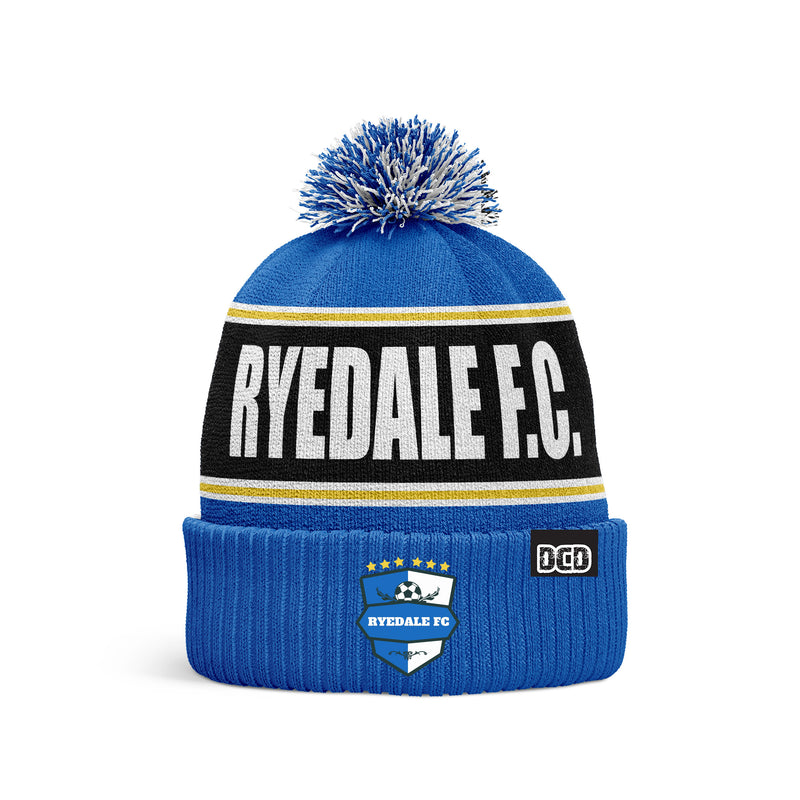 Ryedale FC Blue 2023 Custom Bobble Hat - ONE SIZE