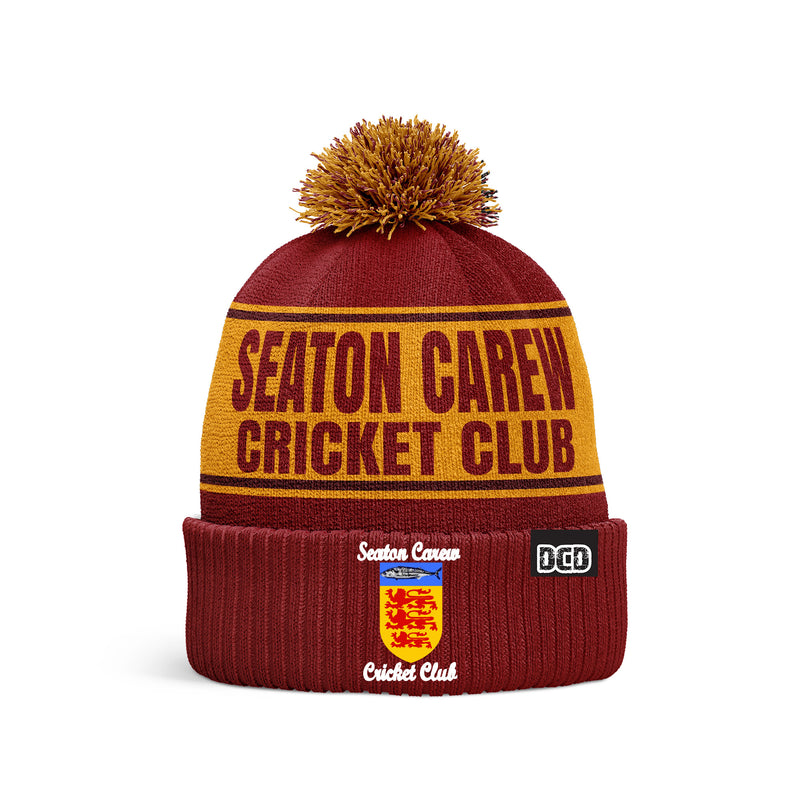 Seaton Carew Cricket Club Custom Bobble Hat Adults