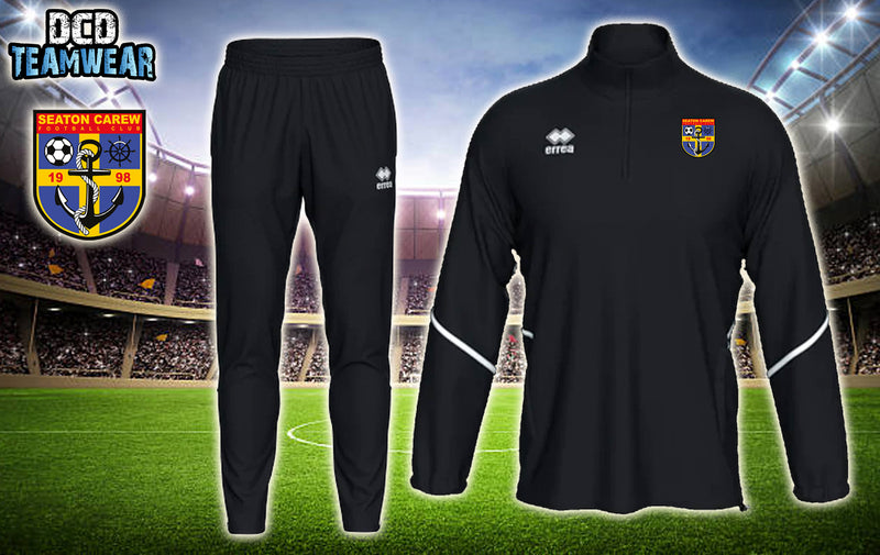 Seaton Carew FC Errea Manfred and Myron Bundle - JUNIOR (Black)