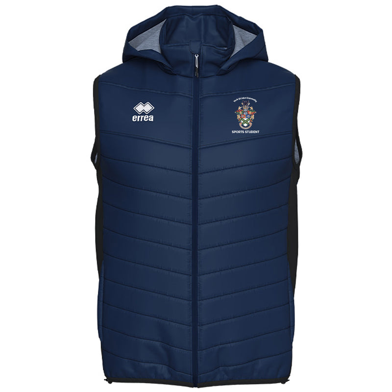 York St John University SCOZIA Padded Gilet With Hood - Sports Student