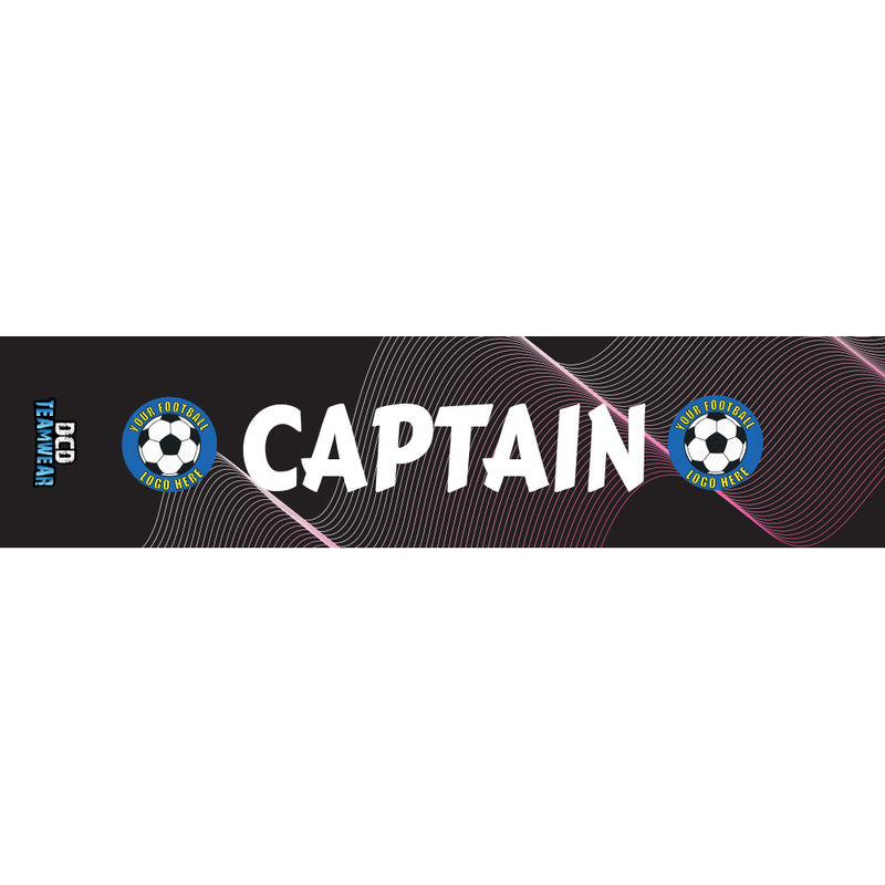 Custom Captain's Armband - Design 10 (Black)