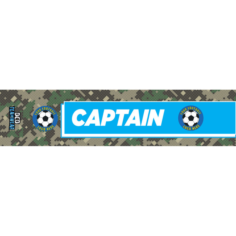 Custom Captain's Armband - Design 2 (Blue)