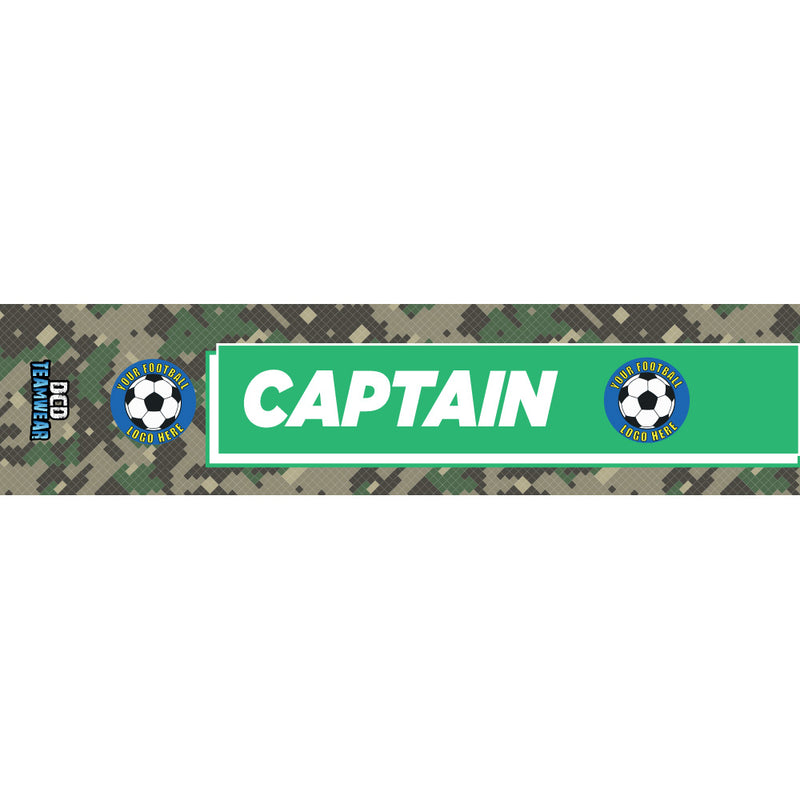 Custom Captain's Armband - Design 2 (Green)