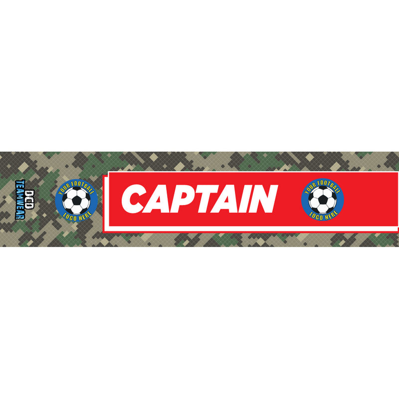 Custom Captain's Armband - Design 2 (Red)